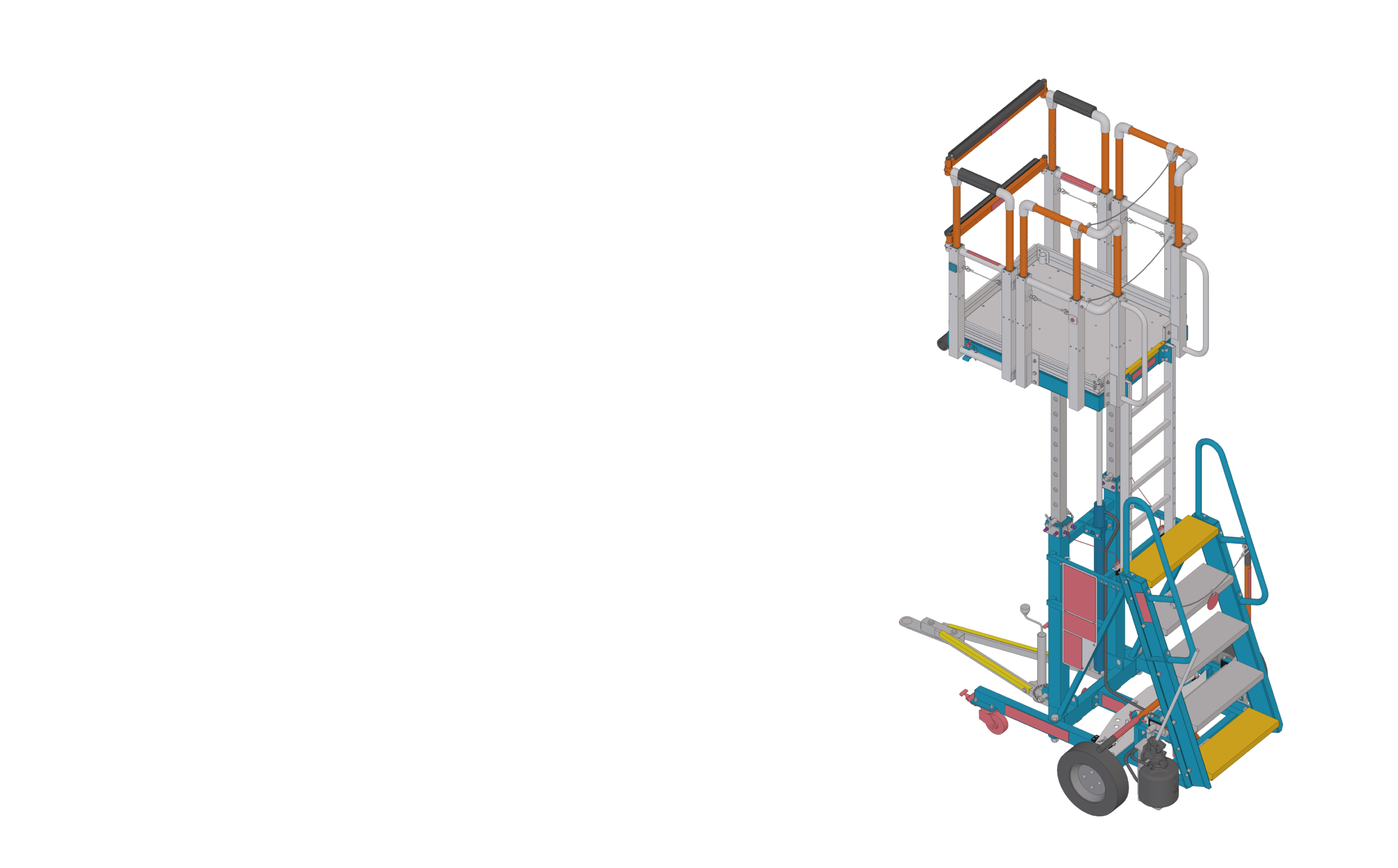 Widebody Main Landing Gear Access Stand